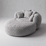 Customizable Comfy High Density Sponge Floor Lazy Compression Sofa