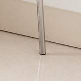 Modern Saddle Leather Bar Stool with Chrome Frame