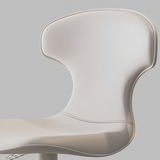 Modern Luxury Saddle Leather Bar Stool - Adjustable Swivel Counter Chair