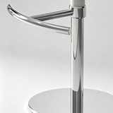 Modern Luxury Saddle Leather Bar Stool - Adjustable Swivel Counter Chair