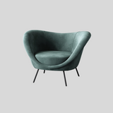 Modern Velvet Accent Chair