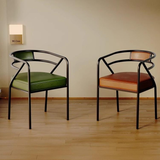 Modern Luxe Gold-Framed Dining Chair