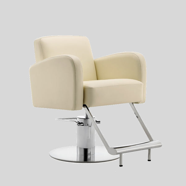 Modern Heavy-Duty Salon Chair – Hydraulic Height Adjustment, Armrest Support, Premium Leatherette