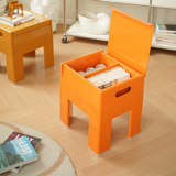 Multifunctional Storage Stool with Hidden Compartment
