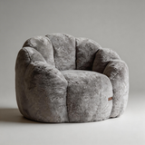 Oversized Bean Bag Reading Chair | Frameless, High-Density Shredded Foam, Loop Velvet