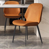 Modern Leather Dining Chair with Ergonomic Design - Perfect for Any Space