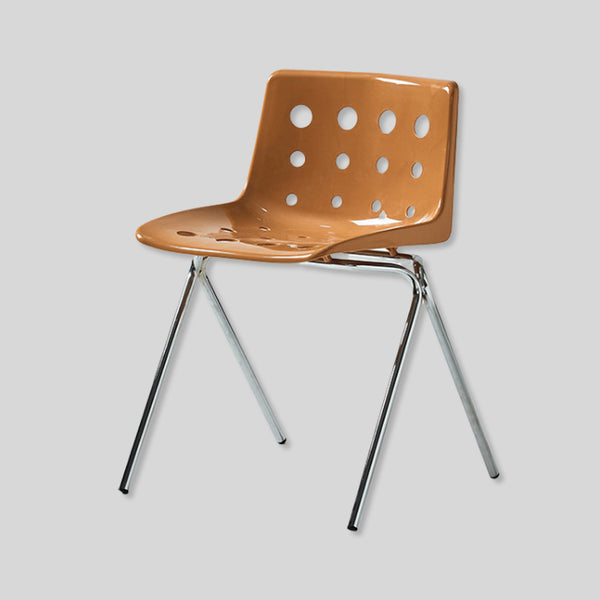 Modern Stackable Plastic Chair - Vibrant Design and Practicality for Any Space