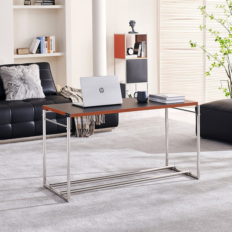 Multifunction Modern Minimalist Stainless Steel Frame Coffee & Work Table