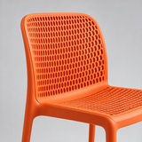 Hollow-Back PP Bar Stool | Ergonomic Raindrop Design | 65/75cm | 8 Colours – StoolTopia