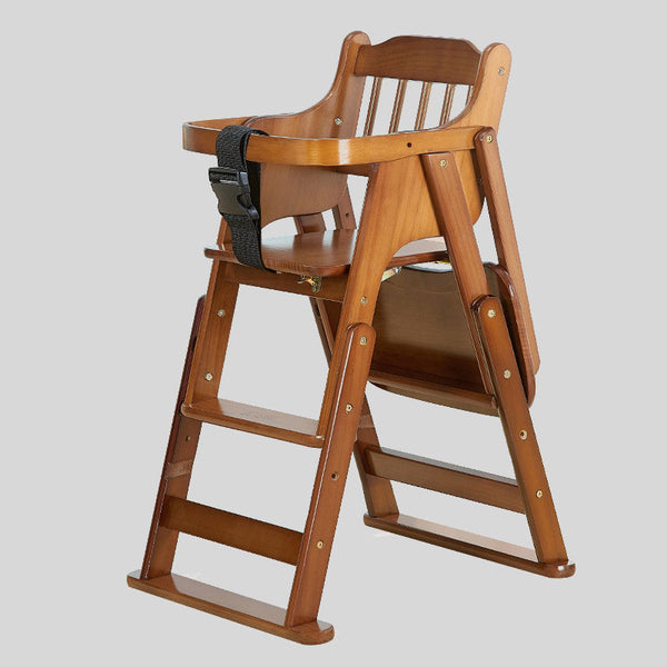 Classic Wooden High Chair: Timeless Design, Unmatched Durability, and Superior Safety