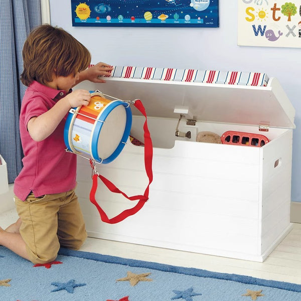 Children’s Wooden Toy Storage Chest with Safety Hinge