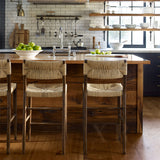 Organic Modern Counter Stools Linen Counter Stools