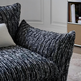 Oversized Cloud Lounge Armchair – Plush Bouclé Fabric Reading Chair with Deep Cushions