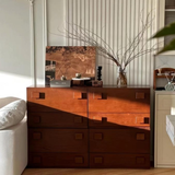 Modern Cube Wooden Drawer Cabinet