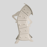 Whimsical Curved Human-Shaped Cabinet – Artistic Designer Drawer
