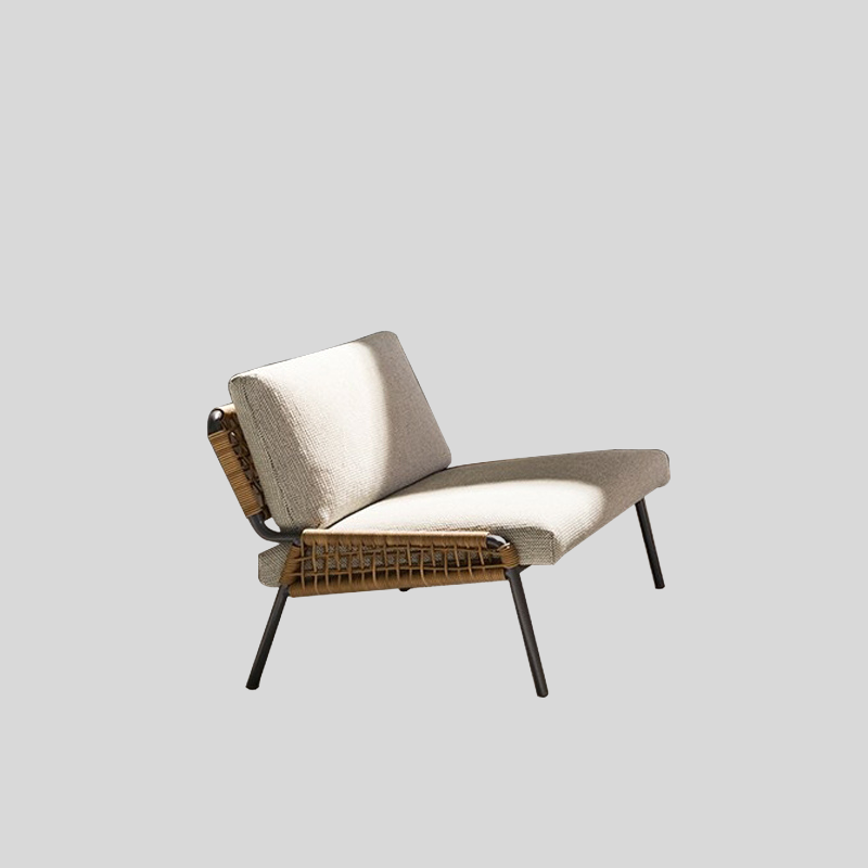 Contemporary Woven Accent Lounge Chair – Outdoor & Indoor Leisure Chair
