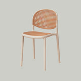 Nordic Bar Chair Family Backrest High Chair In The Ancient Style Rattan Woven Bar Chair Modern Simple Bar Chair