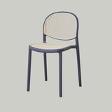 Nordic Bar Chair Family Backrest High Chair In The Ancient Style Rattan Woven Bar Chair Modern Simple Bar Chair