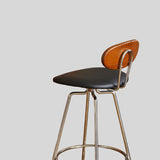 Modern Counter Height Bar Stools with Spider Metal Legs