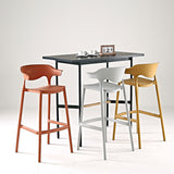 Modern Bar Stool - Sleek and Stylish Eco-Friendly PP Plastic