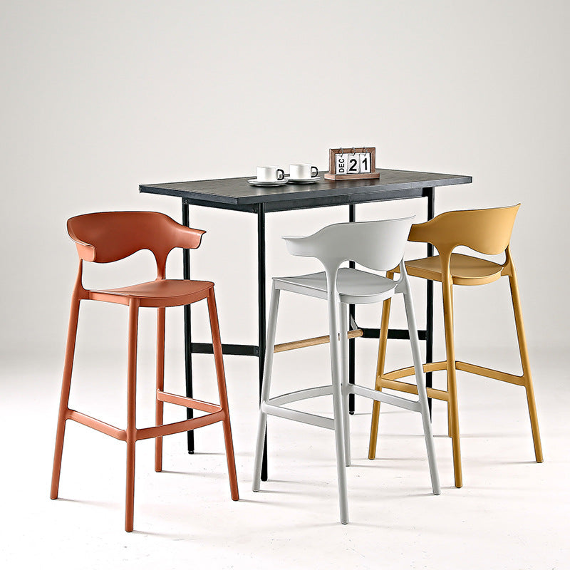 Modern Bar Stool - Sleek and Stylish Eco-Friendly PP Plastic