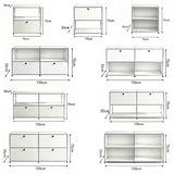 Modular Stainless Steel Sideboard | 1–3 Cabinet Storage System