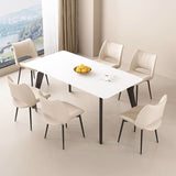 Modern Curved Leather Dinning Chair - Contemporary Comfort for Stylish Spaces