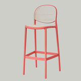 Nordic Bar Chair Family Backrest High Chair In The Ancient Style Rattan Woven Bar Chair Modern Simple Bar Chair