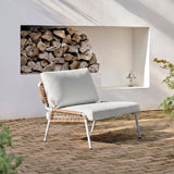 Poltrona Lounge Accent in Tessuto Contemporaneo – Sedia da Esterno e Interno per il Tempo Libero