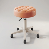 360° Swivel PU Leather Rolling Stool Adjustable Height Beauty Salon Office Chair - StoolTopia