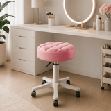 360° Swivel PU Leather Salon & Office Stool – Adjustable Height - StoolTopia