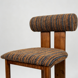 Vintage French Style High Bar Chair, Ash Wood Kitchen Island Stool