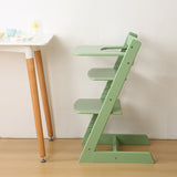 Adjustable Wooden High Chair for Toddlers: Ergonomic, Safe, and Stylish