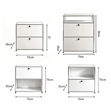 Modular Stainless Steel Sideboard | 1–3 Cabinet Storage System