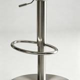 Luxury Swivel Bar Stool | Height Adjustable | Stainless Steel Base