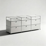 Modular Stainless Steel Sideboard | 1–3 Cabinet Storage System