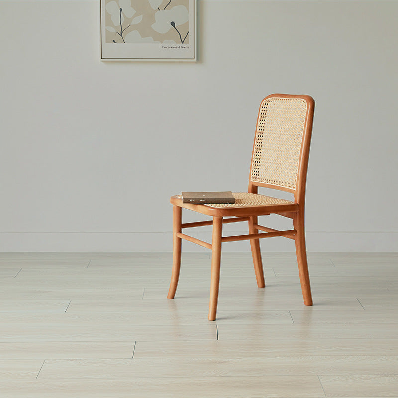 Mid-Century Modern Rattan Dining Chair