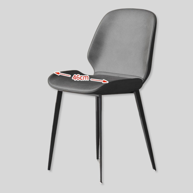 Modern Leather Dining Chair with Ergonomic Design - Perfect for Any Space