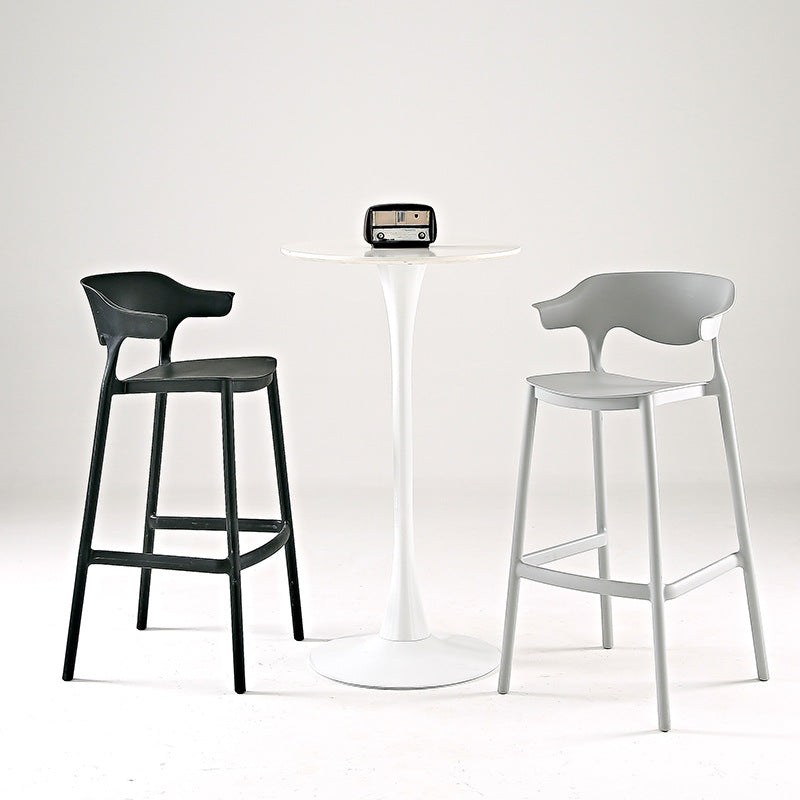 Modern Bar Stool - Sleek and Stylish Eco-Friendly PP Plastic