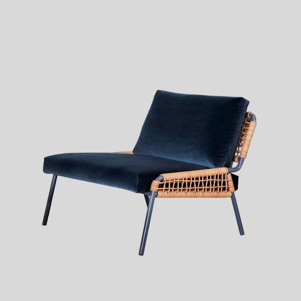 Contemporary Woven Accent Lounge Chair – Outdoor & Indoor Leisure Chair