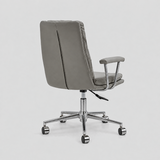 Ergonomic Swivel Office Chair | Memory Foam, 360° Rotation, 135° Recline – Faux Leather