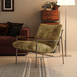 Modern Chenille Lounge Chair – Premium Comfort