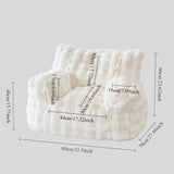 Fuwatoro Ultra-Plush Bean Bag Sofa Chair – Cloud-Soft, Modular Lounge for Living Room or Bedroom
