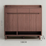 Nordic Storage Cabinet - Solid Wood Door | Minimalist Sideboard