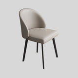 Modern Elegance Luxurious Dining Chair with Sleek Black Legs for Contemporary Spaces