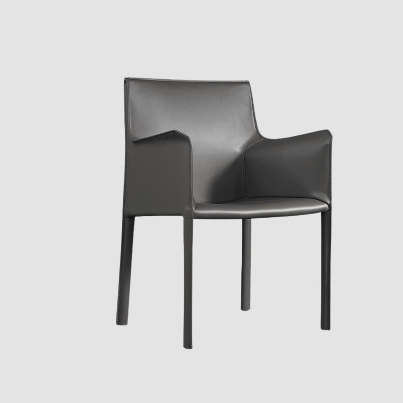 Modern Leather Armchair Dinning Chair