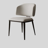 Sleek Sophistication: Premium Upholstered Dining Chair with Black Tapered Legs for Modern Interiors