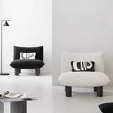 Nordic Designer Bouclé Lounge Chair – Minimalist Single Sofa