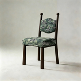Mid-Century Modern Dining Chair | Solid Ash Wood & Upholstered Accent Chair