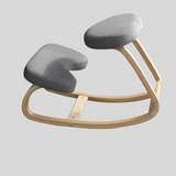 Ergonomic Kneeling Chair – Fixed Design, Full Birch Wood, Multiple Fabrics